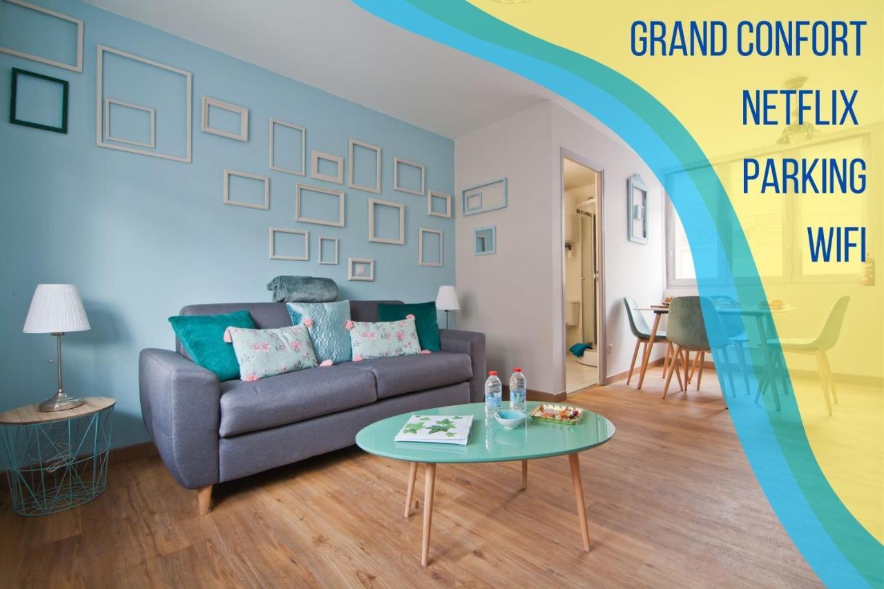Superlogis Troyes - Le Cadre Vert - Studio Grand Confort - Netflix - Parking Saint-Julien-les-Villas Luaran gambar